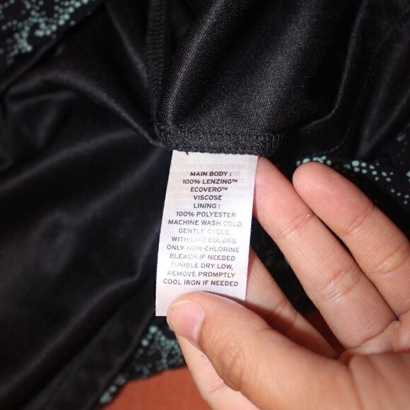 NEW BP Black Print Mini Dress Women 3X - Picture 14 of 14